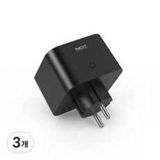 넥스트 WIFI-IR 스마트 무선 플러그 1구 NEXT-SWP3500, 8.2cm, 3개
