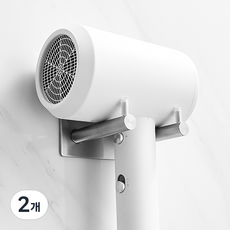 윈프라이스 접착식 304스텐 드라이기 거치대, 실버, 2개