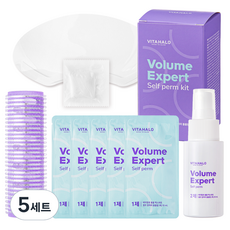 VITAHALO 專家自助瀏海蓬鬆燙髮 1劑 50ml+2劑 50ml組, 5套, 100ml