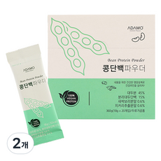 청솔식품 아다모 청솔 콩단백 파우더 20p, 360g, 2개