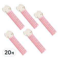 DeepTalk 豐盈夾式髮捲 DT0990, 20個, 粉紅色