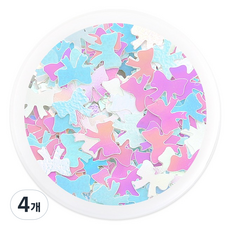 젤로젤로 리본의 정석 네일 글리터, GL108 오로라, 4개