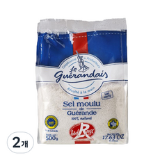 르게랑데 게랑드 라벨루즈 고운 토판 천일염, 500g, 2개