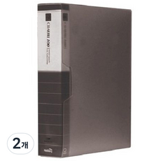 Heemang 希望文件 透明文件夾 100頁, 黑色, 2個