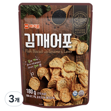 머거본 김깨 어포, 180g, 3개