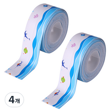 블럭마트 주방 pvc 테이프 주방스티커 type2, 4개