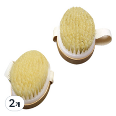 THE ZAKKA 橢圓形沐浴刷, 基本色, 2個, 1入