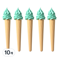 스위트 아이스크림 지우개, 민트, 10개