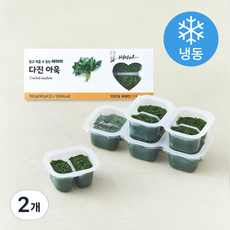 배마마 곱게 다진 아욱 (냉동), 180g, 2개