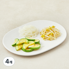 식탁위의사계 비빔밥용 호박 무 콩나물 모듬나물, 300g, 4개