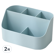 칸막이 다용도 수납함, 블루, 2개