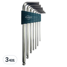 韓國 RAD L型球頭六角扳手 中型 7件組, 3套
