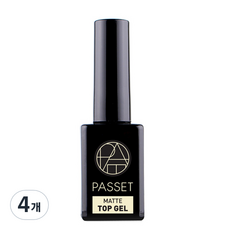 Facet 啞光指甲頂部凝膠, 透明色, 4個, 10ml