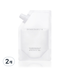 디어달리아 스킨 컨디셔닝 미셀라 클렌징 워터 리필, 200ml, 2개