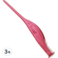 청새치 led 귀지집게 유아핀셋 레드, 1개입, 3개