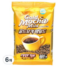 모카씨엔티 골드모카 마일드 자판기용 커피믹스, 800g, 6개, 1개입