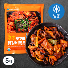 우주쭈꾸미 닭갈비 볶음 (냉동), 500g, 5개