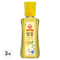 오뚜기 1등급 벌꿀 아카시아, 500g, 3개