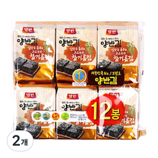 동원 양반참기름김, 60g, 2개