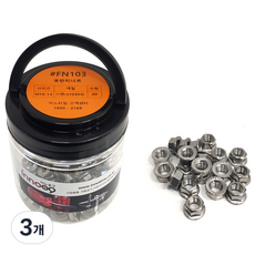 Innotime 不鏽鋼凸緣螺帽 FN103, 3個