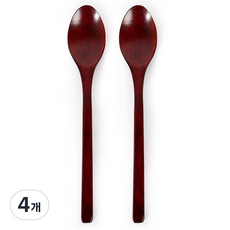 漆友 全原木上漆系列湯匙, 木質, 4個, 單品