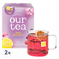 JARDIN our tea 莓果木槿花茶包, 14.8g, 8包, 2盒