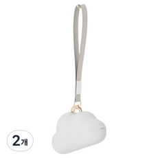 Ourworks 迷你便攜式水洗半永久衣物除塵滾輪 白色, 2個