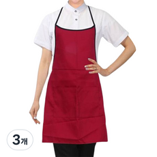 SF패션 엉덩이 가리는 X형 앞치마 SFKP61, 자주, 3개