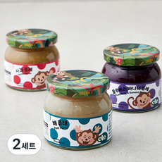cle 7개월 이후 이유식 과일 퓨레 150g x 3종 세트, 450g, 2세트