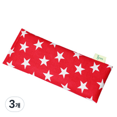 JAYJUN 紅豆眼部熱敷包 星星款隨機出貨, 3個