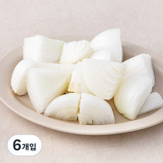친환경 양파 나박썰기, 300g, 6개