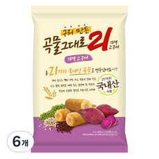 Gokmulgeudaero21 香脆紫薯穀物捲, 150g, 6個
