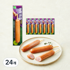 다향 후랑크 소시지 블랙페퍼, 65g, 24개