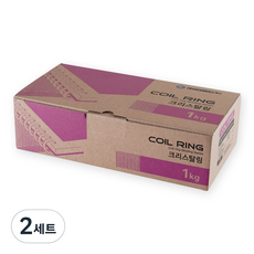 CopierLand 護樂美 線圈環 102入 4:1 1kg, 透明, 2套, 12mm