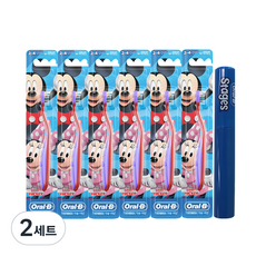 Oral-B 歐樂B 第2階段米奇米妮兒童牙刷+牙刷收納盒, 隨機出貨, 2組