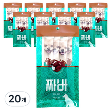 짜바 짜먹는 강아지간식 유산균 소고기맛 4p, 소, 60g, 20개