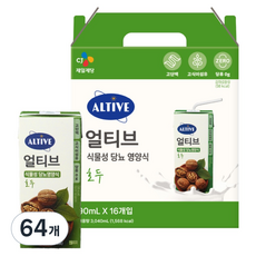 얼티브 당뇨영양식 호두, 64개, 190ml