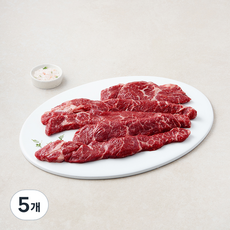 미국산 초이스 살치살 구이용 (냉장), 600g, 5개