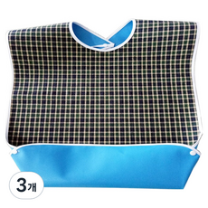 로시테라 성인용 방수 턱받이, 녹색, 3개