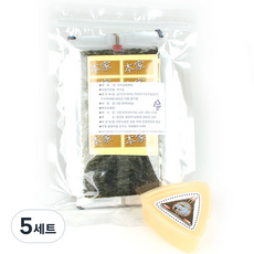三角飯糰DIY組 調味海苔 50片入+三角飯糰模具+貼紙 5入, 5組