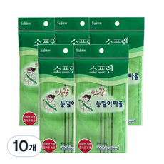 소프렌 등밀이 목욕타올, 혼합 색상, 1개입, 10개