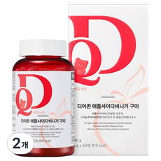 프롬바이오 디어퀸 애플사이다비니거 구미 60p, 60정, 240g, 2개