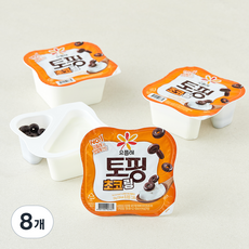 요플레 토핑 초코링, 120g, 8개