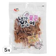 정화식품 내가 품은 건어물 오징어 간식 주전부리, 140g, 5개