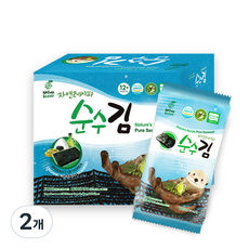 Jjangjuk 孩童海苔 10包入, 原味, 2盒