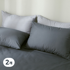 타카타카 WP워터쉴드 방수 베개커버 + 솜포함 세트, 다크그레이, 2개