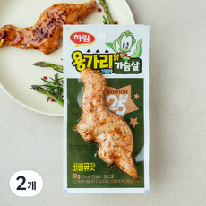 하림 용가리닭가슴살 바베큐맛, 80g, 1개입, 2개