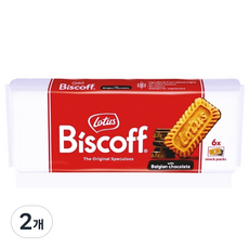 로투스 비스코프 위드 벨지안 초콜릿, 132g, 2개