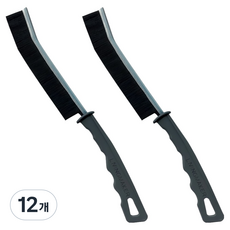 LIVING Maker 家用超薄硬毛刷多用途縫隙清潔刷, 混合顏色, 12個