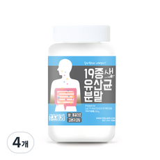 건강스토리 19종 생 유산균 분말, 250g, 4개